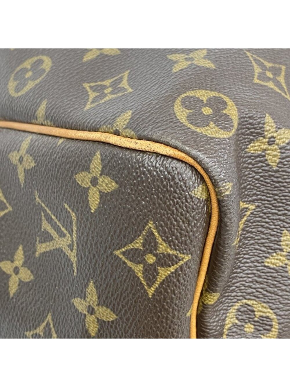 ★SOLD★ Louis Vuitton Boston Bag Monogram Keepall Bandouliere 50 Brown - Picture 8 of 10